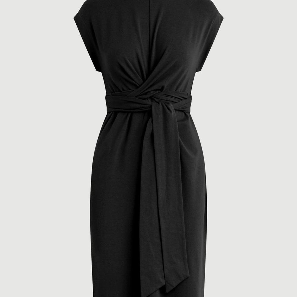 Modern Citizen Fei Tie-Front Organic Cotton Dress Sleveless like new!